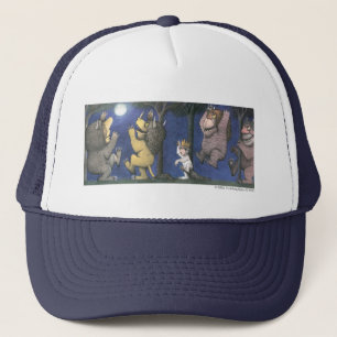 Casquette Max et les créatures sauvages dansant au clair de