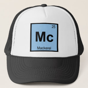 Casquette Mc - Chimie du poisson maquereau Symbole du tablea