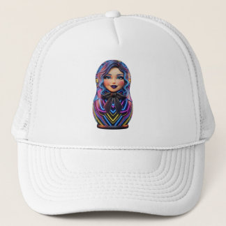 Casquette MCC System: Cyber Matryoshka AI Cap