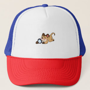 Casquette Meerkat avec verre grossissant