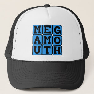 Casquette Mégamouth, requin d'eau profonde
