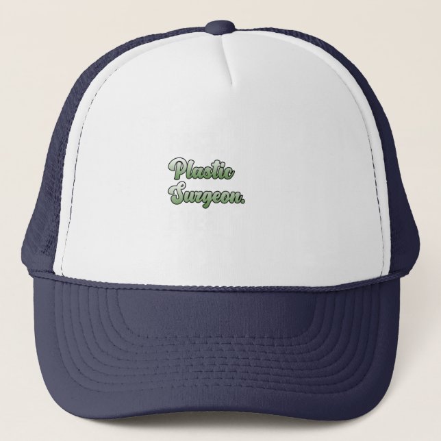 Casquette Meilleur chirurgien plastique Chirurgie Docteur Mé (Devant)
