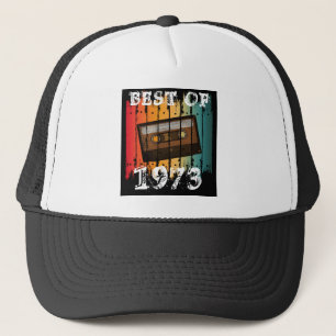 CASQUETTE MEILLEUR DE 1973 BANDE CASSETTE VINTAGE SUR MESURE