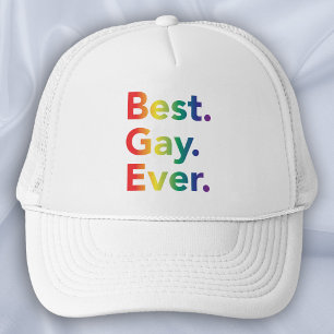 Casquette Meilleur drapeau arc-en-ciel LGBT de tous les temp