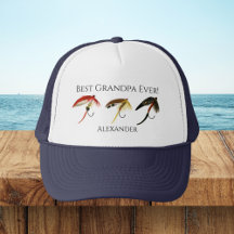 Meilleur Grand-Père Jamais ! Pêcheurs de poissons 