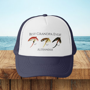 Casquette Meilleur Grand-Père Jamais ! Pêcheurs de poissons 