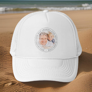 Casquette Meilleur grand-père jamais photo classique moderne