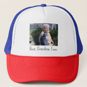 Casquette Meilleur Grand-Père Jamais Photo de Famille