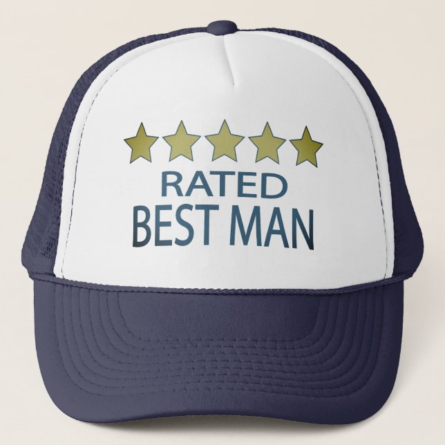 Casquette Meilleur homme cinq étoiles (Devant)