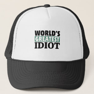 Casquette Meilleur Idiot Drôle Drôle Drôle Personne Plaisant