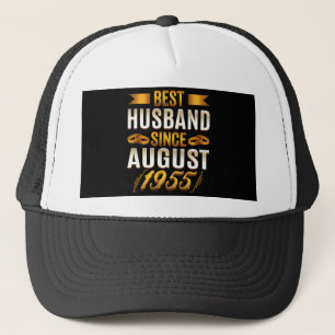 Casquette Meilleur Mari Depuis Août 1955 Funny Anniversaire