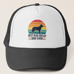 Casquette Meilleur Papa Blue Heeler Ever Vintage Design Papa