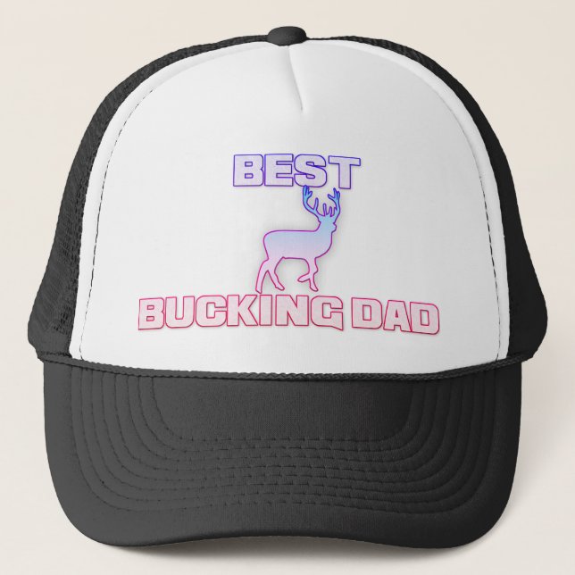 Casquette meilleur papa de bucking (Devant)