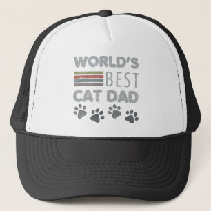 Casquette Meilleur papa de chat au monde