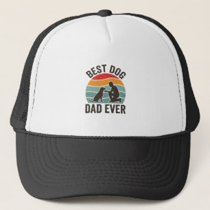 Casquette Meilleur Papa de Chien Vintage Sunset Conception d
