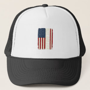 Casquette Meilleur Papa de Tous les Temps Drapeau Américain