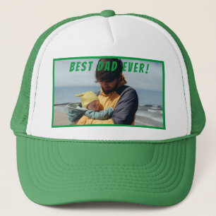 Casquette Meilleur Papa Personnalisé Photo Cadeau Fête des P