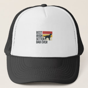 Casquette Meilleur papa Setter Irlandais de tous les temps D