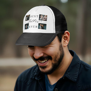 Casquette Meilleur Père jamais   Fête des pères 4 Collage de