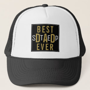 Casquette Meilleure Étape Papa Jamais Fête des pères Noir