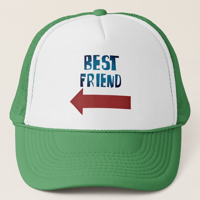 Casquette Meilleure flèche rouge pointeur ami (Devant)
