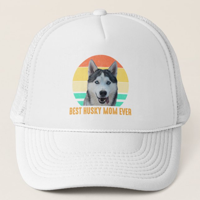 Casquette Meilleure maman Husky (Devant)