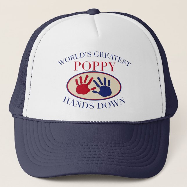 Casquette Meilleures Mains de Coquelicot Haut la Main (Devant)