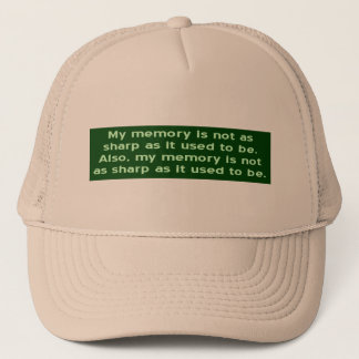 Casquette Mémoire non Sharp