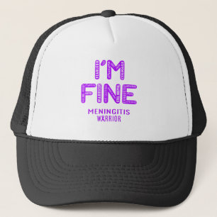 Casquette Méningite guerrière - JE SUIS FINE