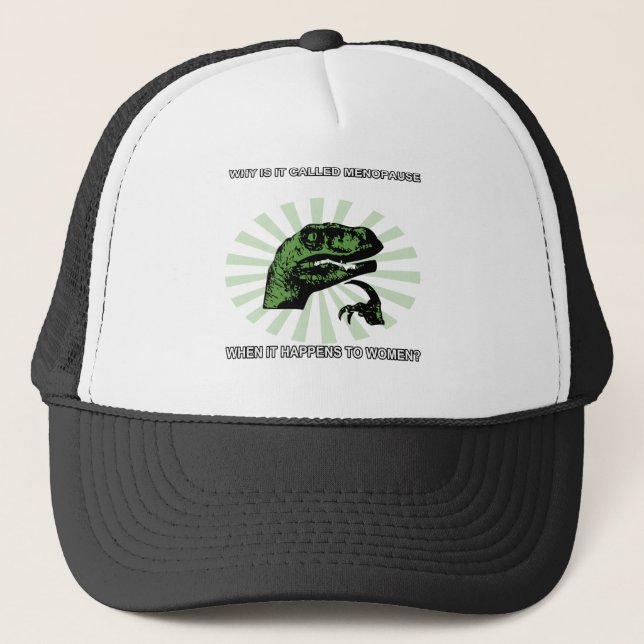 Casquette Ménopause de Philosoraptor (Devant)