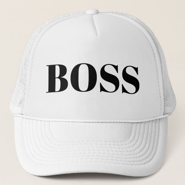 Casquette Mens Fashion Funny Novelty Baseball BOSS (Devant)