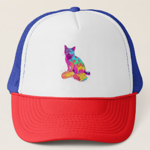 Casquette Meowphosis de pain - Glitchy Funny Chat Meme