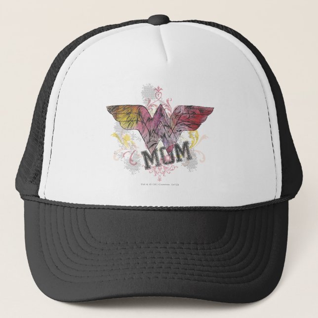Casquette Merde Maman Médias Mixtes (Devant)