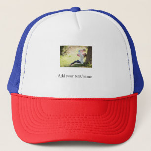 Casquette Mère fille photo de famille ajouter nom image text