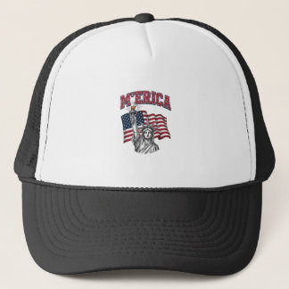 Casquette MERICA Vintage Liberté Patriotique