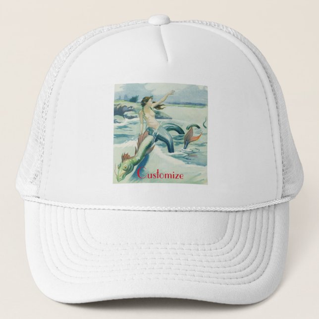 Casquette Mermaid Riding Serpent de mer Thunder_Cove (Devant)