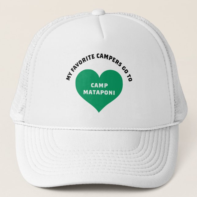 Casquette Mes Campers favoris Aller au Camp Mataponi Chemise (Devant)