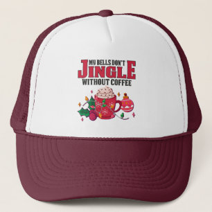Casquette Mes cloches ne se mélangent pas sans café, Noël