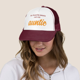 Casquette Mes personnes préférées m'appellent Tante