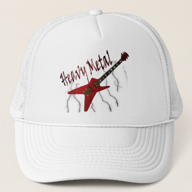 Casquette Métal lourd de guitare (Devant)
