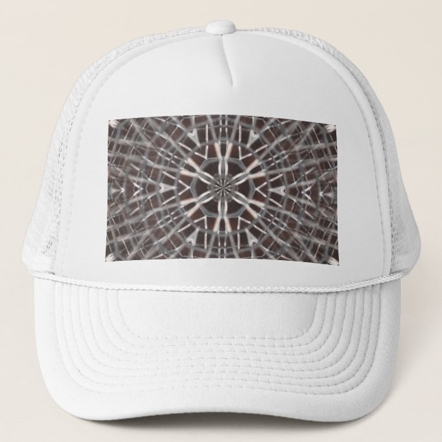 Casquette Métal Maillé Argent (Devant)