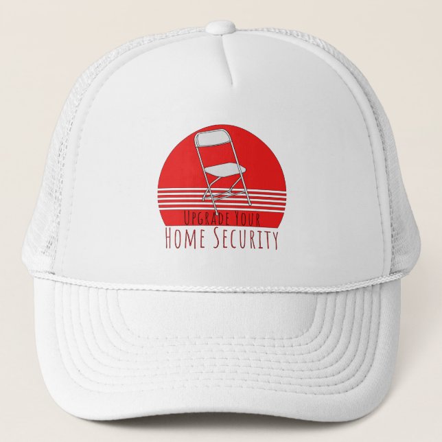 Casquette Mettre à niveau votre sécurité à domicile (Devant)