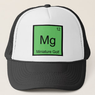 Casquette Mg - Symbole de l'élément Chimie amusante du min