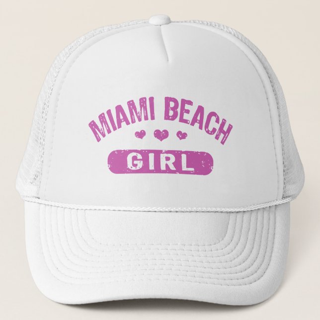 Casquette Miami Beach Girl (Devant)
