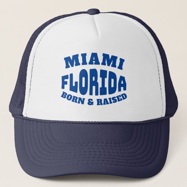 Casquette Miami Floride Né et élevé (Devant)