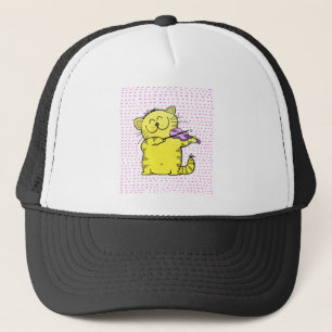 Casquette Mignon-Chaton-violoniste