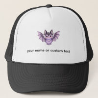 Mignon chauve-souris violette Illustration au cray