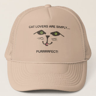 Casquette mignon de boule de Kitty de l'amoureux