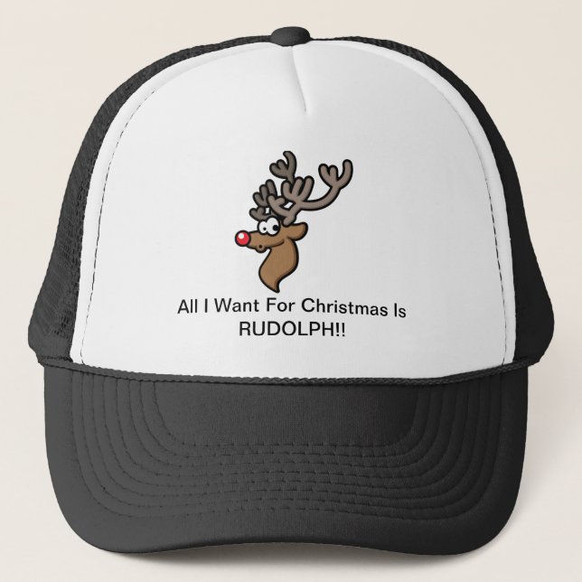 Casquette mignon de Noël pour des chasseurs de (Devant)