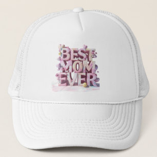 Casquette *~* Mignonne Fête des Mères Coeurs Fleurs 3-d AP72